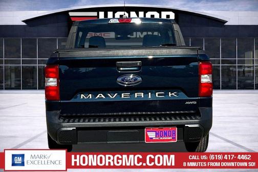 Blue 2022 Ford Maverick XLT