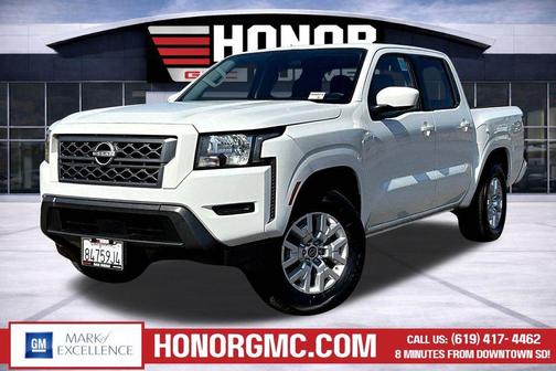 Glacier White 2022 Nissan Frontier SV