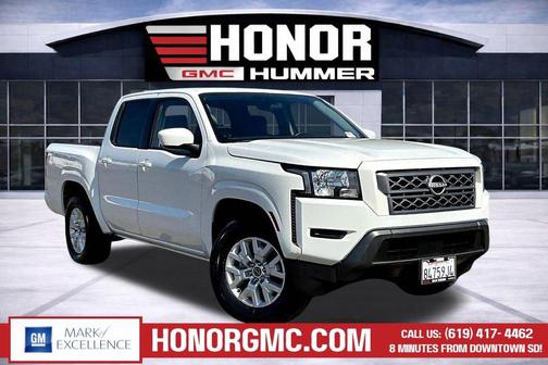 Glacier White 2022 Nissan Frontier SV