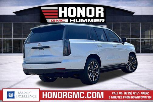 Vibrant White Tricoat 2026 Cadillac Escalade Sport