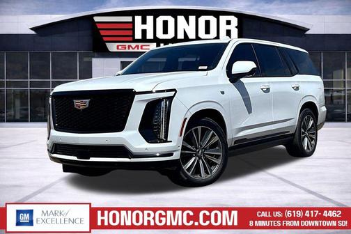 Vibrant White Tricoat 2026 Cadillac Escalade Sport