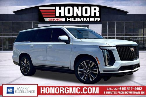 Vibrant White Tricoat 2026 Cadillac Escalade Sport
