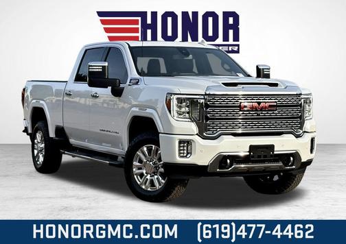 White Frost Tricoat 2023 GMC Sierra 2500 Denali