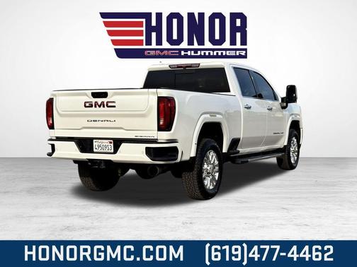 White Frost Tricoat 2023 GMC Sierra 2500 Denali