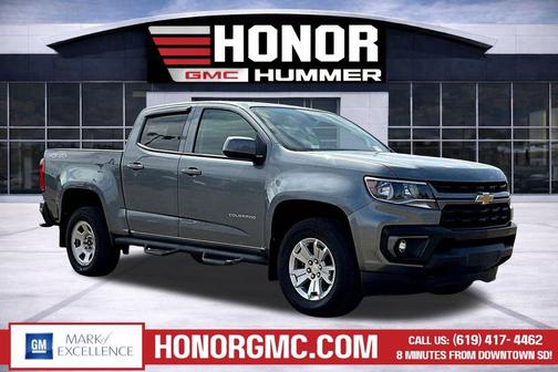 Satin Steel Metallic 2022 Chevrolet Colorado LT
