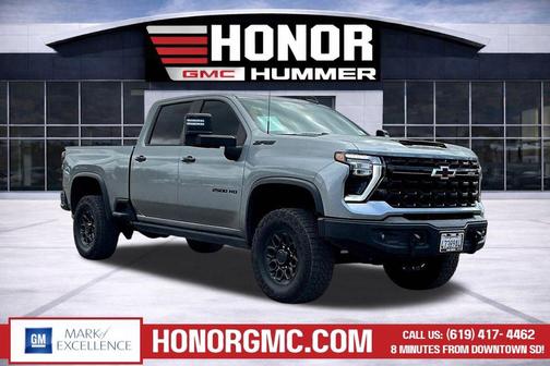 Sterling Gray Metallic 2024 Chevrolet Silverado 2500 4WD Crew Cab Standard Bed ZR2