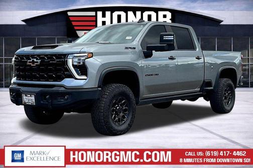 Sterling Gray Metallic 2024 Chevrolet Silverado 2500 4WD Crew Cab Standard Bed ZR2