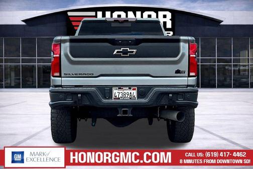 Sterling Gray Metallic 2024 Chevrolet Silverado 2500 4WD Crew Cab Standard Bed ZR2