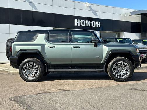Moonshot Green Matte 2024 GMC HUMMER EV SUV 3X