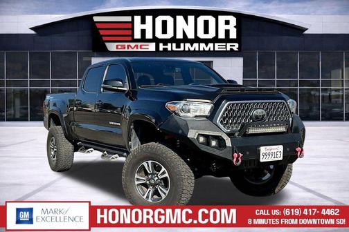 Midnight Black Metallic 2019 Toyota Tacoma TRD Sport