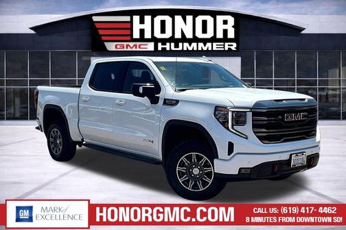 Summit White 2024 GMC Sierra 1500 AT4