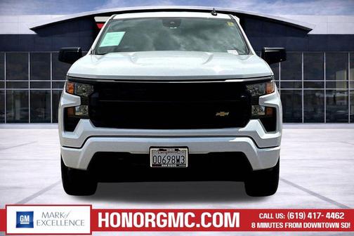 Summit White 2023 Chevrolet Silverado 1500 Custom