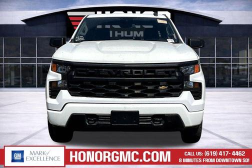 Summit White 2023 Chevrolet Silverado 1500 Custom