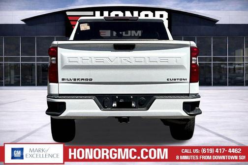 Summit White 2023 Chevrolet Silverado 1500 Custom