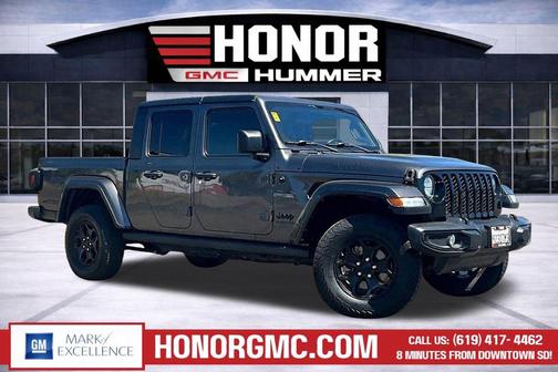 Granite Crystal Metallic Clearcoat 2022 Jeep Gladiator Willys 4x4