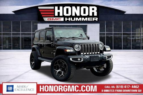 Black 2019 Jeep Wrangler Unlimited Sahara