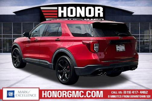 Rapid Red Metallic Tinted Clearcoat 2023 Ford Explorer ST