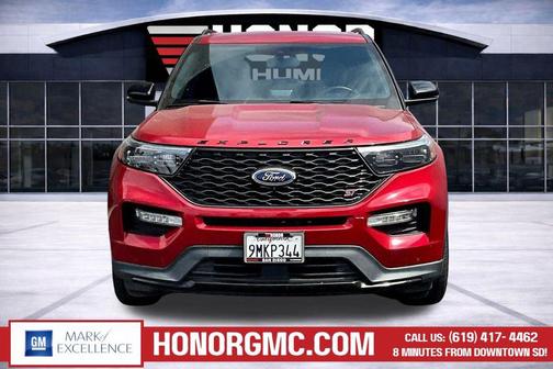 Rapid Red Metallic Tinted Clearcoat 2023 Ford Explorer ST