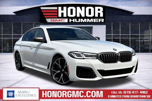 Alpine White 2023 BMW M550 i Xdrive Sedan