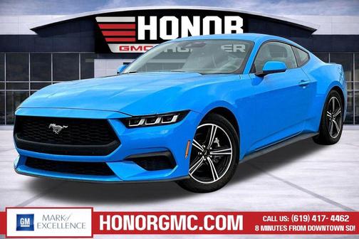 Grabber Blue Metallic 2024 Ford Mustang EcoBoost Premium
