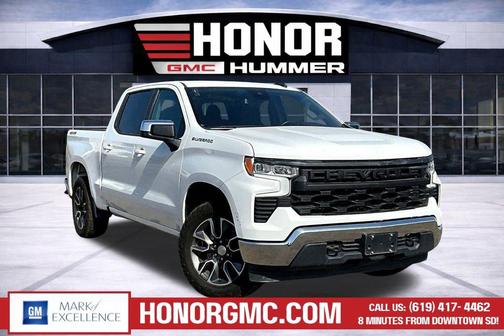 Summit White 2022 Chevrolet Silverado 1500 LT
