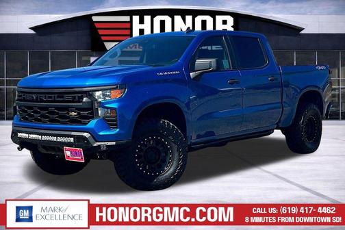 Glacier Blue Metallic 2022 Chevrolet Silverado 1500 Custom