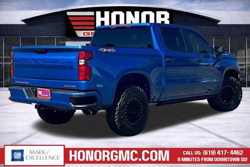 Glacier Blue Metallic 2022 Chevrolet Silverado 1500 Custom