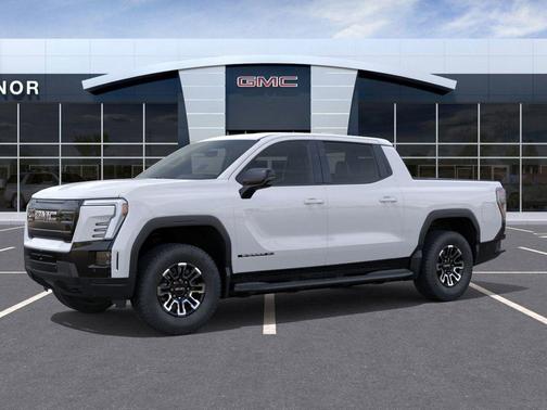 Summit White 2026 GMC Sierra EV Standard Range Elevation