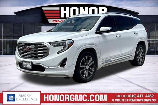 Summit White 2018 GMC Terrain Denali