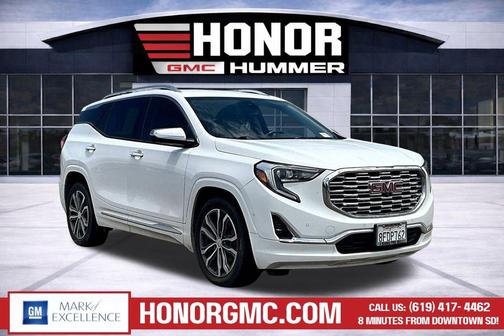 Summit White 2018 GMC Terrain Denali
