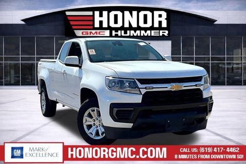 Summit White 2022 Chevrolet Colorado LT