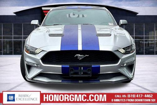 Ingot Silver 2018 Ford Mustang EcoBoost Premium