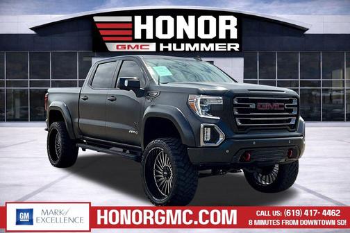 Satin Steel Metallic 2021 GMC Sierra 1500 AT4