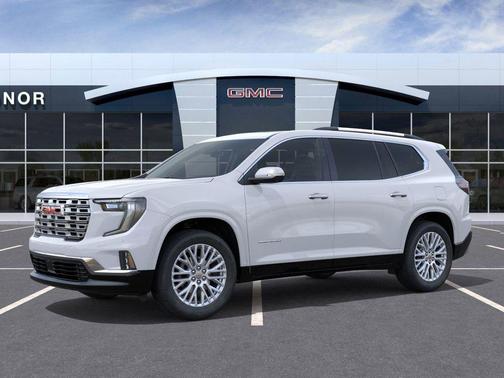 Glacier White Tricoat 2026 GMC Acadia Denali