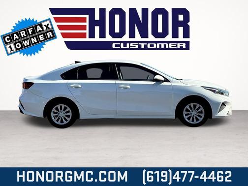 Clear White 2023 Kia Forte LX