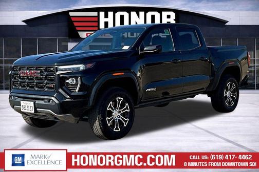 Onyx Black 2024 GMC Canyon AT4