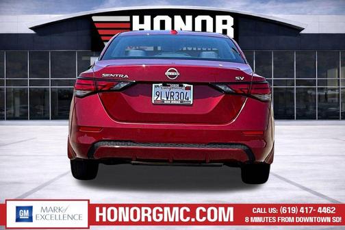 Scarlet Ember Tintcoat 2024 Nissan Sentra SV