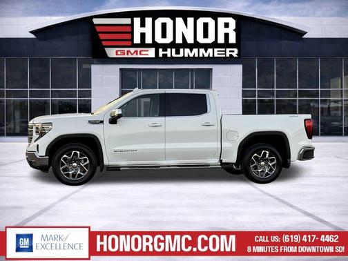 Summit White 2026 GMC Sierra 1500 SLT