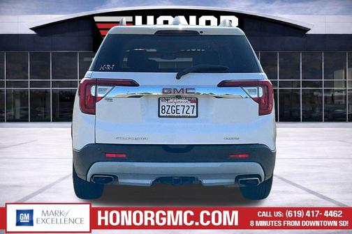 Summit White 2020 GMC Acadia AWD SLT