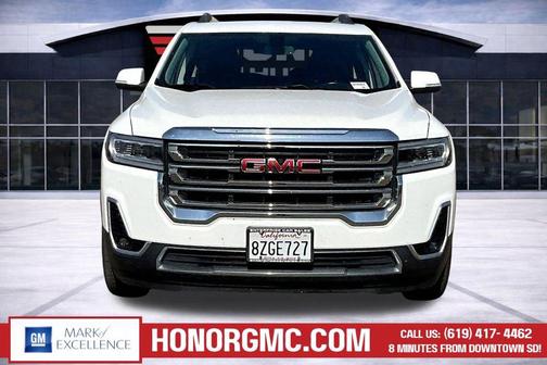 Summit White 2020 GMC Acadia AWD SLT