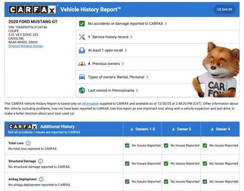 2020 Ford Mustang GT Premium