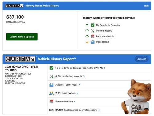 2021 Honda Civic Type R Touring