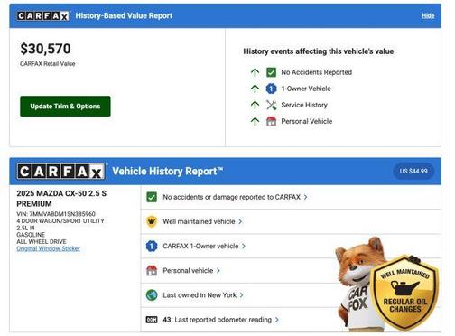 2025 Mazda CX-50 2.5 S Premium Package