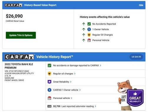 2022 Toyota RAV4 XLE Premium