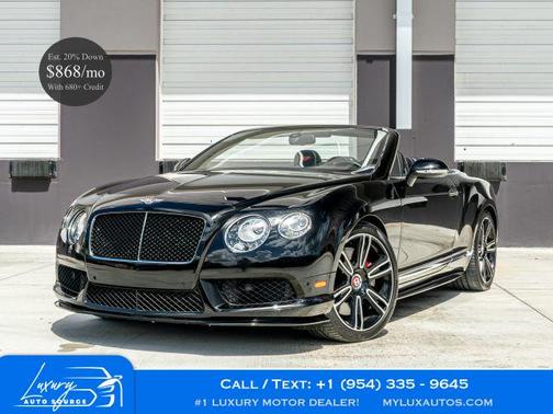 2015 Bentley Continental GT V8 S