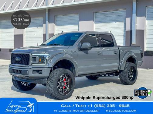 Gray 2018 Ford F-150 XLT Truck