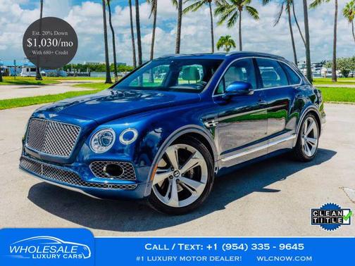2018 Bentley Bentayga W12 Signature