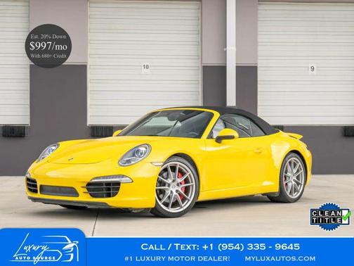 2015 Porsche 911 Carrera S