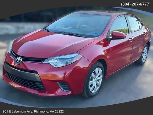 Red 2015 Toyota Corolla L