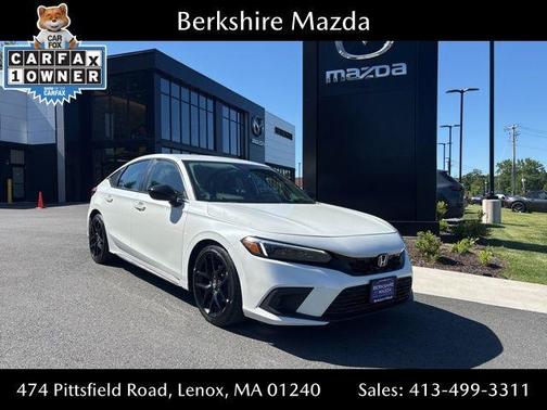 White 2023 Honda Civic Sport